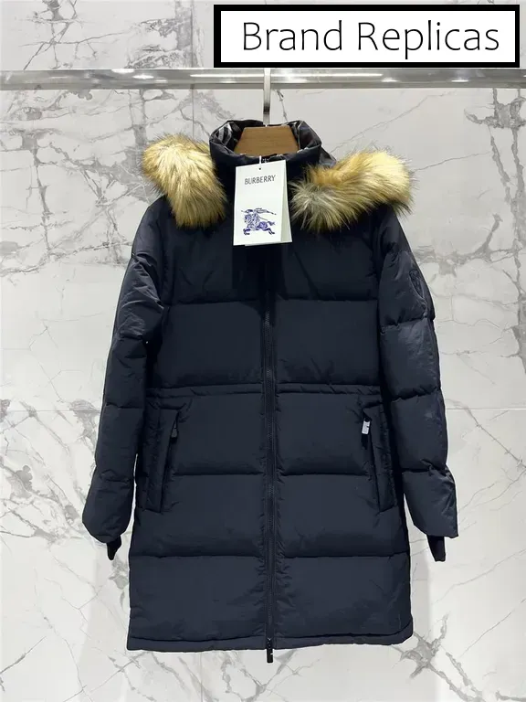 Burberry Hooded Long Puffer Jacket